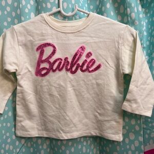 Barbie Zara Kids Long Sleeve Cream sweater